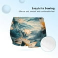 thumbnail image 2 of Pofeuu Mountain Lotus Serenity Print Soft Cotton Girls Boyshort panties Toddler Underwear-XX-Small, 2 of 5