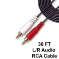thumbnail image 1 of SatelliteSale 2-Male a 2-Male RCA Audio STEREO Cable compuesto PVC Cordón negro (30 pies) SatelliteSale RCA Compuesto, 1 of 5