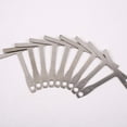 thumbnail image 1 of Juego de 9 Uds de medidor de radio de guitarra, herramienta de construcción de guitarra en forma de T de acero inoxidable para reparación de guitarra, Kit de herramientas de bajo musical pla, 1 of 5