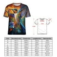 thumbnail image 2 of Flower Hummingbird Women's T-Shirt Short Sleeve T Shirts Tops Tee Ladies Loose T, 2 of 6
