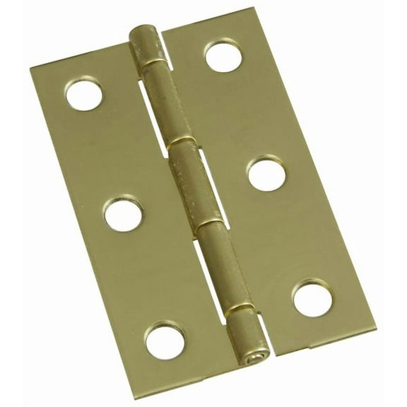 National Hardware - V1801 2-1/2" x 1-9/16" Hinge 2/pk - Polished Brass