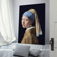 thumbnail image 3 of Johannes Vermeer Print Painting The Girl with A Pearl Earring Home Decor Poster Wall Art Hanging Picture Print Bedroom Decorative Painting Posters Room Aesthetic 12x18inch(30x45cm), 3 of 6