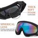 thumbnail image 4 of Unisex ski goggles for wind and UV protection, ski goggles for motorcycles and snowmobiles (two), 4 of 4