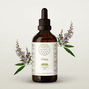 HerbEra Vitex Tincture, Herbal Dietary Supplement for Hormonal Balance Support, Vitex (Chaste Tree, Vitex agnus-castus) Dried Berry Extract, Natural, Alcohol-Free, Drops 4 oz