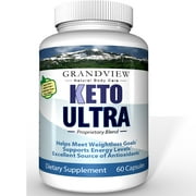 KETO Ultra - Jump start ketosis. Help Improve Weight loss Efforts. Naturally Improve Energy. Boost metabolism. Good Source of Fiber.