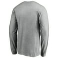 thumbnail image 2 of Men's Heathered Gray Philadelphia 76ers Primary Logo II Long Sleeve T-Shirt, 2 of 2