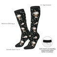 thumbnail image 5 of Bingfone Compression Socks for Women and Men Long Socks for Running Athletic Cycling Nurse-cute Skull bone, 5 of 8