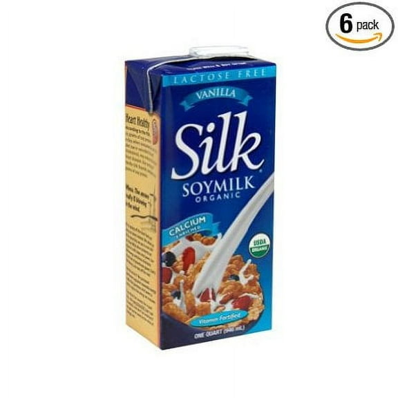 (12 Pack) Silk Vanilla Soy Milk, 32 fl oz