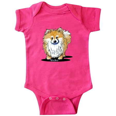 

Inktastic Pomeranian Caricature Gift Baby Boy or Baby Girl Bodysuit
