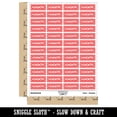 thumbnail image 2 of Homework School Teacher with Border Sticker Set - Red - Gloss Finish - 1.25" Mini, 2 of 7