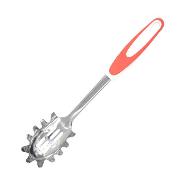 Hearth & Gear Stainless Steel Spaghetti Spoon Non Handle Non Hot With Hanging Ring Design And Holes Heat And Kitchen Cooking Utensils Silicone Cooking Utensils Set Cooking Utensils Holder for Counter