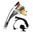 thumbnail image 4 of 20-PIN Car Auto Stereo Radio For RCA Output Wire Aux-in Adapter Cable +MIC, 4 of 6