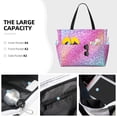thumbnail image 3 of Easygdp Fun Rainbow Bolsa de Viaje de Playa de Gran Capacidad, Bolsa Tote Perfecta para la Playa, Escapadas de Fin de Semana y Viajes, 3 of 7