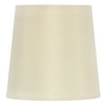 thumbnail image 3 of Set of 6 Silk Chandelier Lamp Shades 5 Inch Euro Style Drum Eggshell Silk, 3 of 3