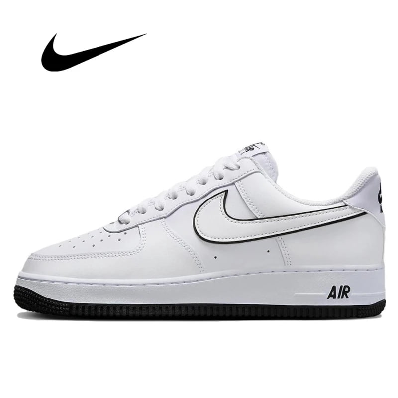 Air Force 1 07 Zapatillas de skate para hombre y mujer, clásicas, negras,  blancas, de piel auténtica, antideslizantes, cómodas, para correr, Af1 |  Walmart en línea