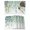 Green, variant on Purple Eucalyptus Placemats Set of 6 Watercolor Leaves Place Mats Table Mats Kitchen Dining Home Outdoor Party Table Decoration