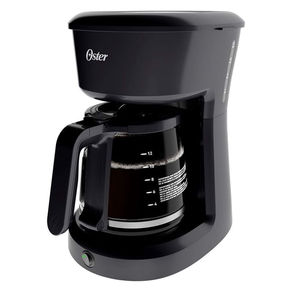 Cafetera de 12 tazas Oster® negra sistema de switch BVSTDCS12B013