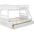 thumbnail image 3 of Harper & Bright Designs Twin Over Full Bunk Bed with Ladder and Storage Drawers Bunk Bed Frame, 3 of 7