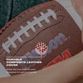 thumbnail image 4 of Wilson NCAA Red Zone Composite Football - Brown, Peewee Size (Ages 6-9), 4 of 10