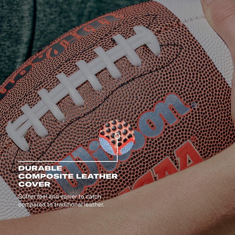 Wilson, NCAA Red Zone Composite Football, Peewee Size, Brown
