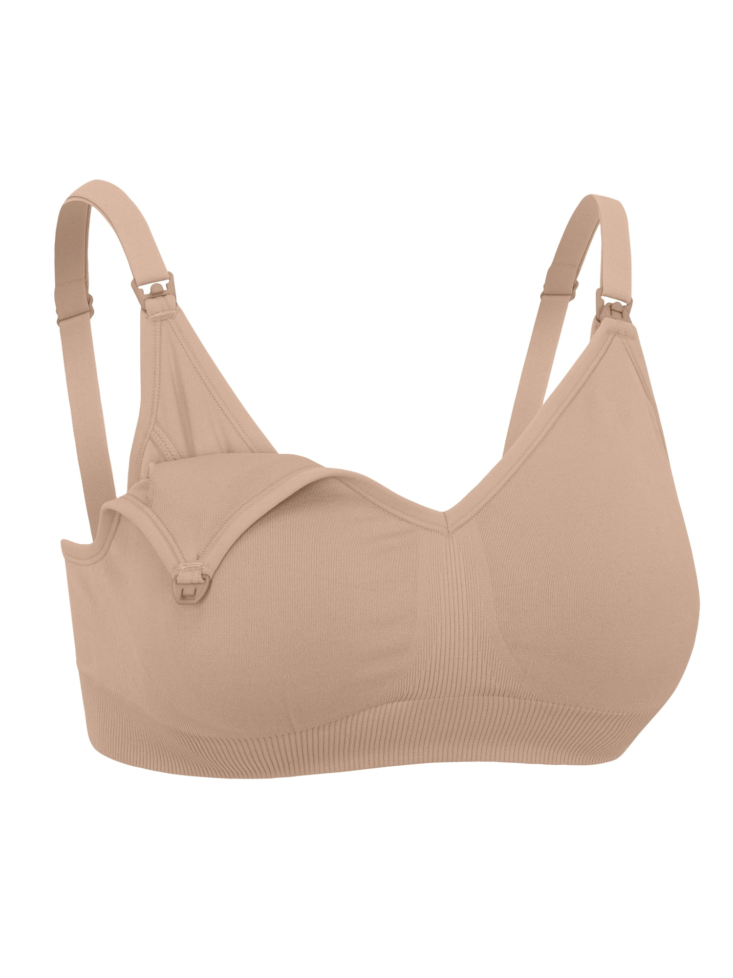 Ingrid & Isabel For Every Belly Women's Maternity & Nursing Seamless Pumping Bra, SizesS-4XL