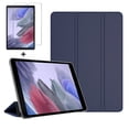 thumbnail image 1 of Cover For Samsung Galaxy Tab A7 Lite 8.7 SM-T220 SM-T225 Tablet Case Tri-fold Hard PC Back Cover Tab A7 Lite 2021 Case Funda Navy Blue glass A7 Lite T220 T225, 1 of 6