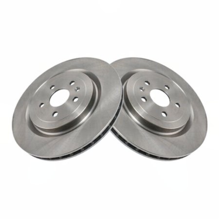 For Chevrolet 11-15 Camaro Convertible 10-15 Camaro Coupe Brake Rotor Set Rear
