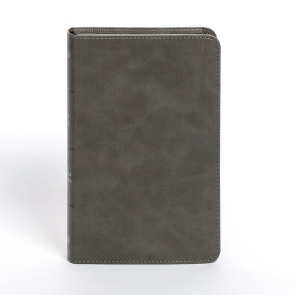 NASB Personal Size Bible, Charcoal Leathertouch, (Hardcover)