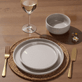 thumbnail image 4 of Onader Dinnerware Sets for 4, 12-Piece Plates and Bowls Set, Stoneware Dinning Ware Set for Kitchen, Dishwasher & Microwave Safe, Milky Coffee, 4 of 7