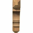 thumbnail image 2 of Ekena Millwork 4"W x 18"D x 18"H Balboa Craftsman Rough Sawn Bracket, Western Red Cedar, 2 of 4