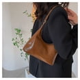 thumbnail image 5 of Bolsos de hombro de media luna para mujer, pequeños bolsos y carteras de mano, diseñador de lujo, Sac A Main, nueva marca de moda, cuero sintético, nuevo, 5 of 5