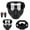 Transparent, variant on Detachable Full Face Goggle Mask, 2-in-1 Grass Cutting Goggles, Anti Fog Lens for Lawn Mowing, Riding, Yard Work