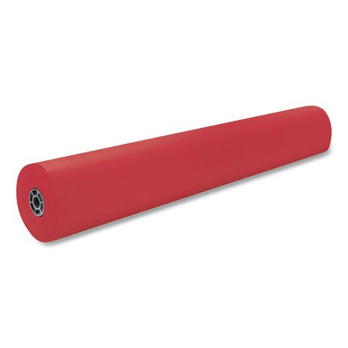 Rainbow Duo-Finish Colored Kraft Paper, 35 lb Wrapping Weight, 36" x 1,000 ft, Scarlet | Bundle of 2