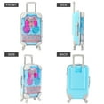 thumbnail image 3 of Doll Suitcase Plastic Cute Traveling Case Trolley Case for 18in Doll, 3 of 10