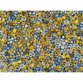 thumbnail image 5 of Circles Cobalt Metallic Cotton Fabric - Gustav Klimt for Robert Kaufman, 5 of 10