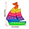 thumbnail image 2 of Juguetes De Silicona Con Burbujas De Empuje, Juguete Creativo Con Forma De Barco De Vela Para Adultos Y Niños, Juego Sensorial Antiestrés seitruly FN006351-00, 2 of 6