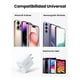 thumbnail image 5 of UGREEN 20W PD Cargador USB Tipo C Portátil con 60W 1M Cable, Carga Rápida Compatible con iPhone 16 1, 5 of 7