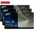 thumbnail image 1 of HILROY Security Envelopes, Diagonal Flap, Security, 8, White, 50 Count, 3 Pack, 1 of 3
