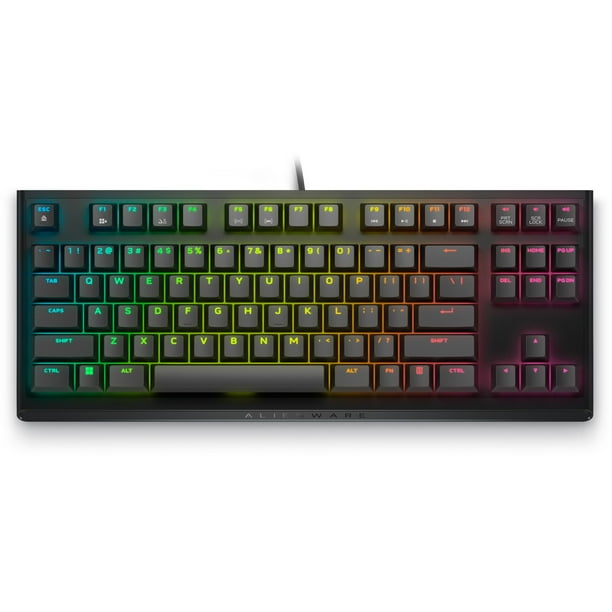 Teclado para juegos RGB con cable Alienware AW420K Tenkeyless