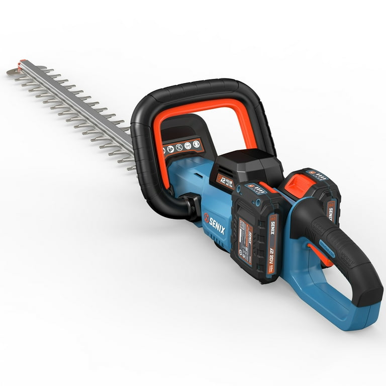 SENIX 40V Max 24-Inch Cordless Hedge Trimmer with 2 x 2.0Ah