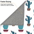 thumbnail image 4 of Dish Drying Mat, Cactus leopard potted plant Highly Absorbent Drying Matt Kitchen Counter, Dish Mat Drying Pad Dishes Drainer Mats for Kitchen Counter or Sink, 16 x 18 inch, 4 of 6