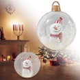 thumbnail image 1 of 2 Pack Outdoor Christmas Inflatable Decorations 236-Inch Blow Up Ornaments with Lights for Festive Parties and Celebrations, 1 of 5