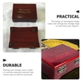 thumbnail image 3 of Milisten Poker Storage Case Wooden Card Storage Case Wooden Poker Container Trinket Box, 3 of 5