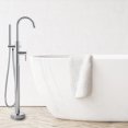 thumbnail image 2 of Ancona Prima Floor Mount Bathtub Faucet with Shower Head in Chrome, 2 of 4