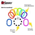 thumbnail image 2 of Juego de 9 piezas para cochecito o portabebé Toy Sassy Ring O Links, 2 of 3