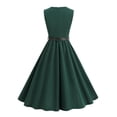 thumbnail image 4 of Vmvidoty Women's Vintage Cocktail Swing Dresses Green 2XL, 4 of 8