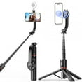 thumbnail image 4 of Portable Selfie Stick Tripod Stand Lightweight Handheld Phone Stand Extension Stabilizer Rod Accessories Light Black, 4 of 5