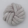 thumbnail image 4 of Cojín de Asiento de Felpa Suave Hecho A Mano Sunnimix Almohada del Nudo Gris, 4 of 8