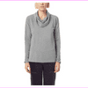 $69 Jones New York Cowl Neck Boxy Fit Hi?Low Pullover , Heather Gray , S