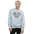 thumbnail image 2 of Superman Mens Marble Effect Logo Sweatshirt, 2 of 5
